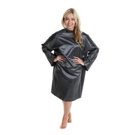 Rose Patterned Sleeved Gown GREY thumbnail
