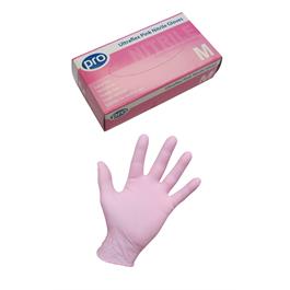 Pink Nitrile Gloves Small thumbnail