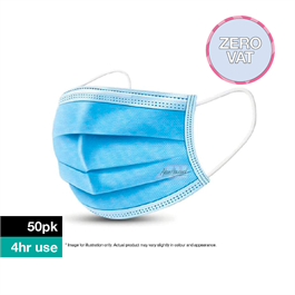 Disposable Protective 3 Ply Face Mask 50 pack thumbnail
